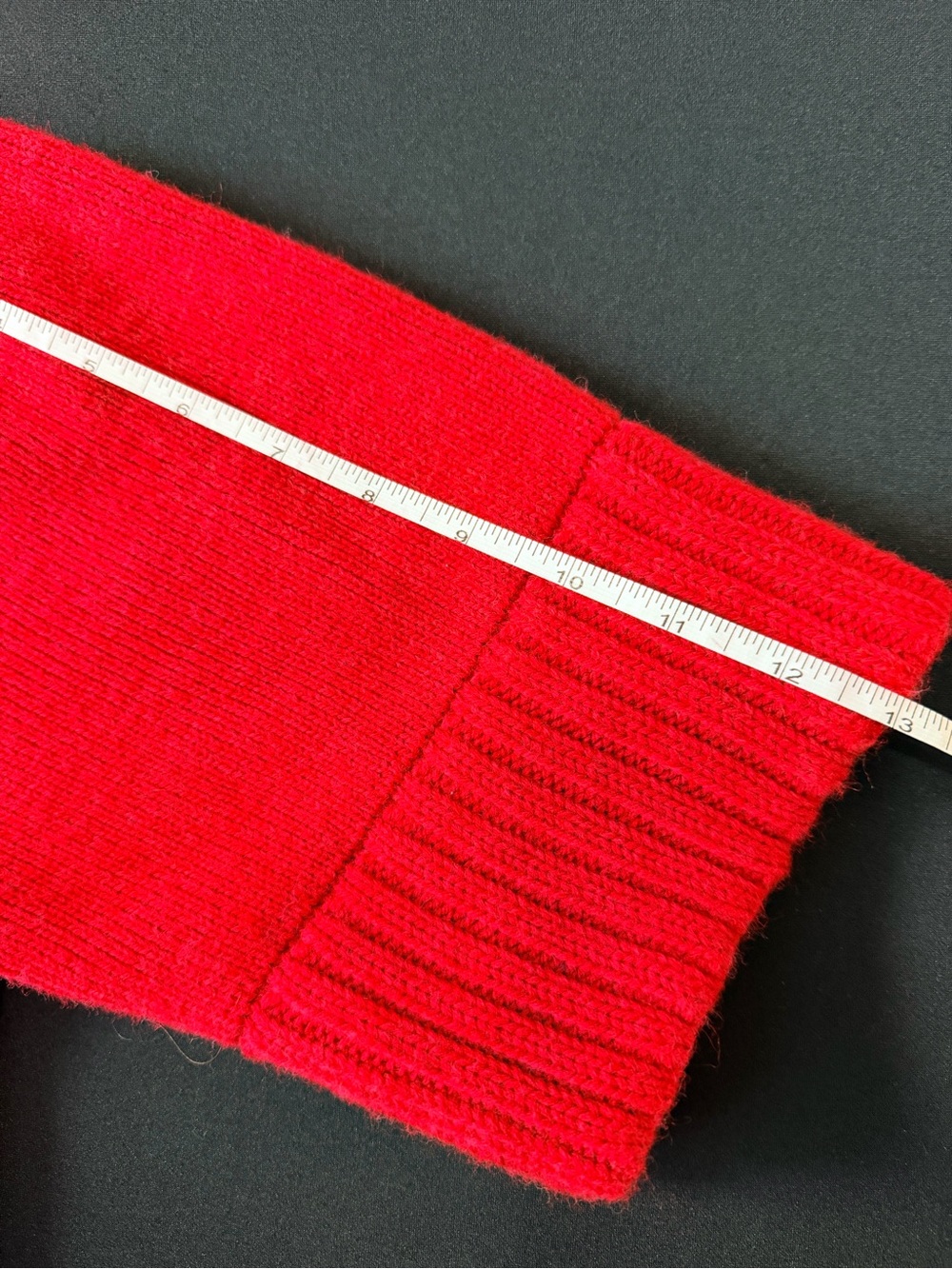 Zara Red Puff-Sleeve Knit Top - Picture 7 of 7